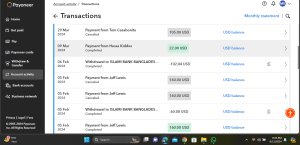 income statements